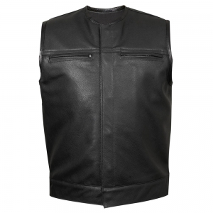MEN LEATHER VEST