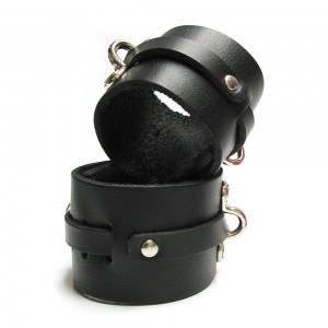 Bondage Basics Leather Ankle Cuffs