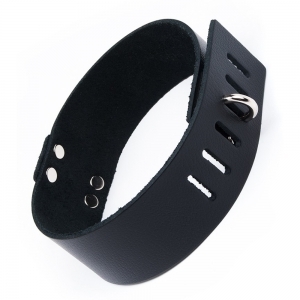 Locking Leather Collar, 1 1/2
