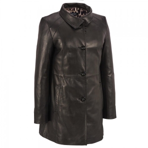 WOMEN LEATHER COAT