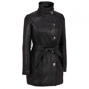 WOMEN LEATHER COAT
