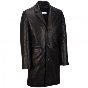 MEN LEATHER COAT