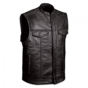 MEN LEATHER VEST