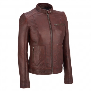  WOMEN LEATHER JACKET