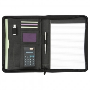 Leather Calcufolder
